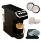 PeleCafe Coffee Machine - Compatible with Senseo Pods - Fast Brewing Single-Serve Coffee Maker with Rich Flavor Extraction  Crema Layer  Space-Saving Sleek Design  Barista-Quality Taste