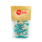 Yupik Gummy Blue Sharks, Shark-Shaped Gummies, Gluten-Free, Fruity Flavor, 2.2 lb, Blue and White