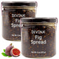 Divina Fig Spread Jam, 9 oz, 2-Pack - Sweet and Rich Flavor, Perfect for Spreading and Baking