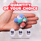 Entervending Clear Fillable Plastic Easter Eggs - 3” compact pieces, 12ct for Toys or Candy