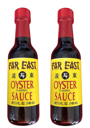 Far East Oyster Flavored Sauce, Two 5 Ounce Bottles of Asian Oyster Sauce, Delicious Asian Sauce (5 Ounce Bottle, 2-pack), Brown