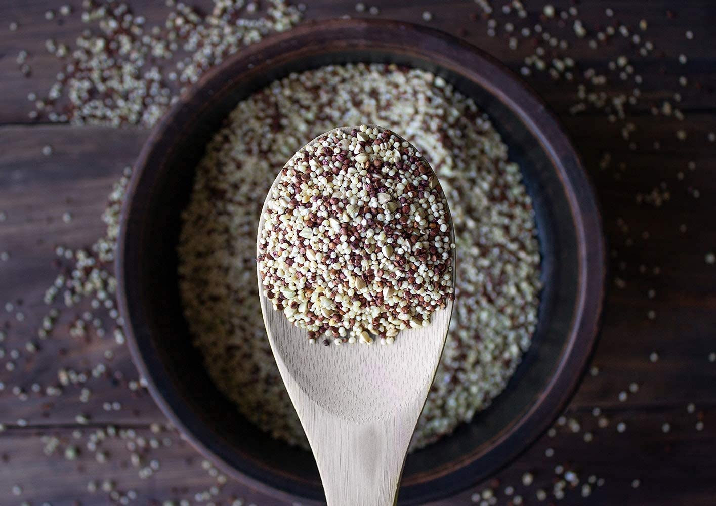 Food To Live Organic Super Grains Blend, 1 Pound - A Mix Of Millet, Buckwheat, Red And White Quinoa. Non-Gmo, Non-Irradiated, Ve