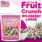 Fruit Crunch Freeze Dried Candy Variety Pack - Wildberry & Tropical Flavors - 16 Oz Each - Crunchy Fruity Snack   In Large Pouches - Assorted Berries, Pineapple, Mango - Great Gift For All Ages