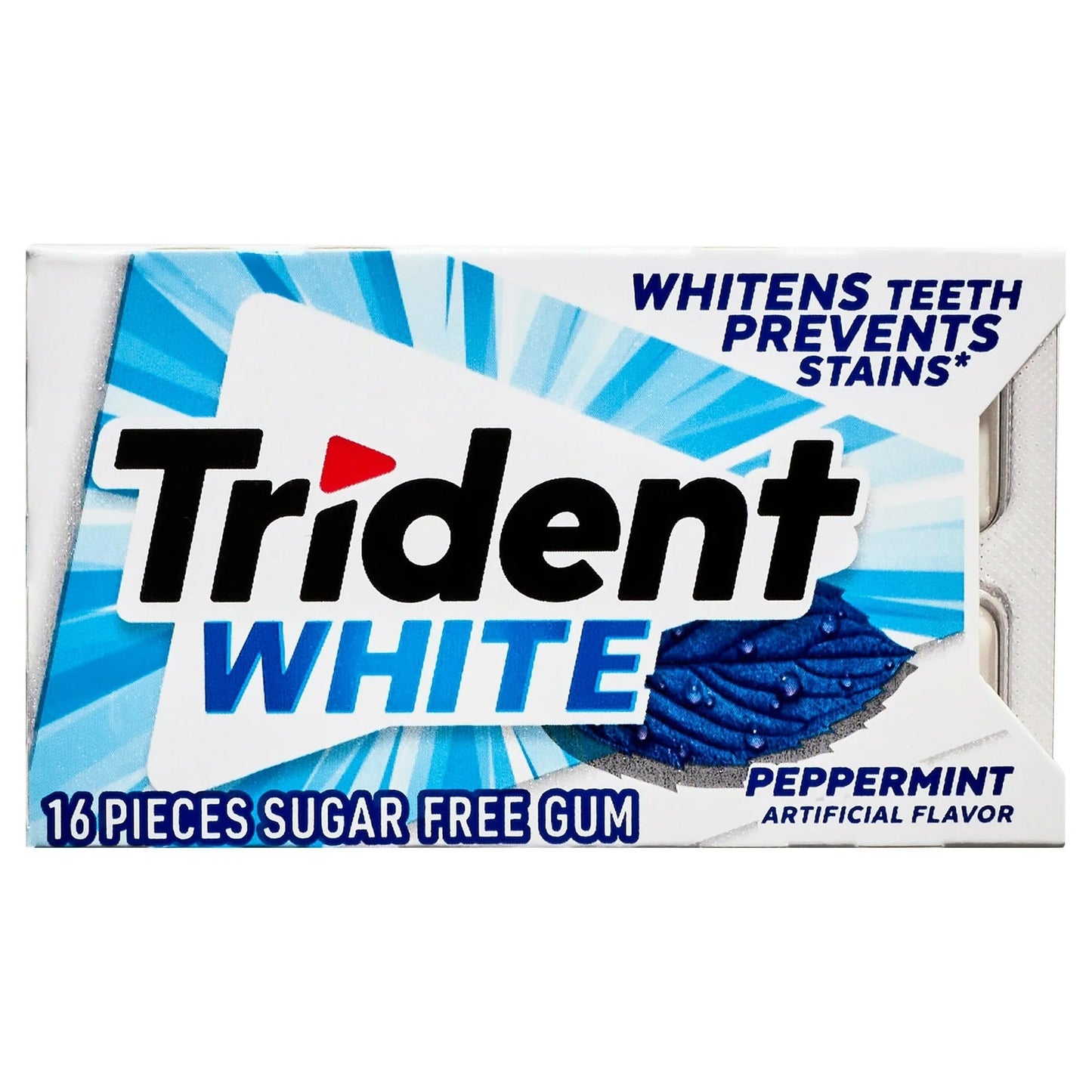 Trident White Peppermint Sugar Free Gum (16 Pc., 12 Packs.)