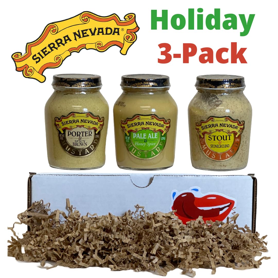 Sierra Nevada Mustard Gift Set - 8 Ounce (Pack of 3)