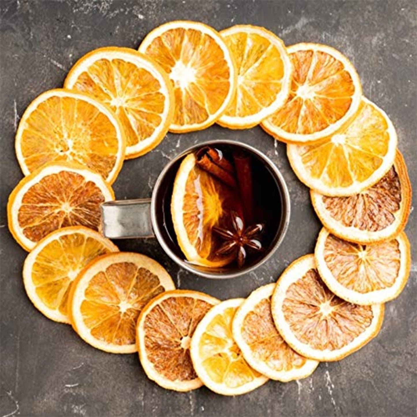 Dried Orange Slices, Low temperature drying Handmade Fruit Tea, Edible Edible Dried Orange Slices For Cake Decoration, Potpourri