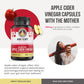 Ancient Bliss Apple Cider Vinegar Capsules with the Mother – 1600 mg