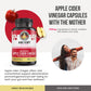 Ancient Bliss Apple Cider Vinegar Organic Capsules with The Mother  Helps Improve Digestion  Unfiltered Vinegar Capsules  1600MG (120 Capsules)