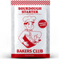 BAKERS CLUB Sourdough Starter Culture - Makes 5 Batches - 0.18oz - Dehydrated for Quick Fermentation