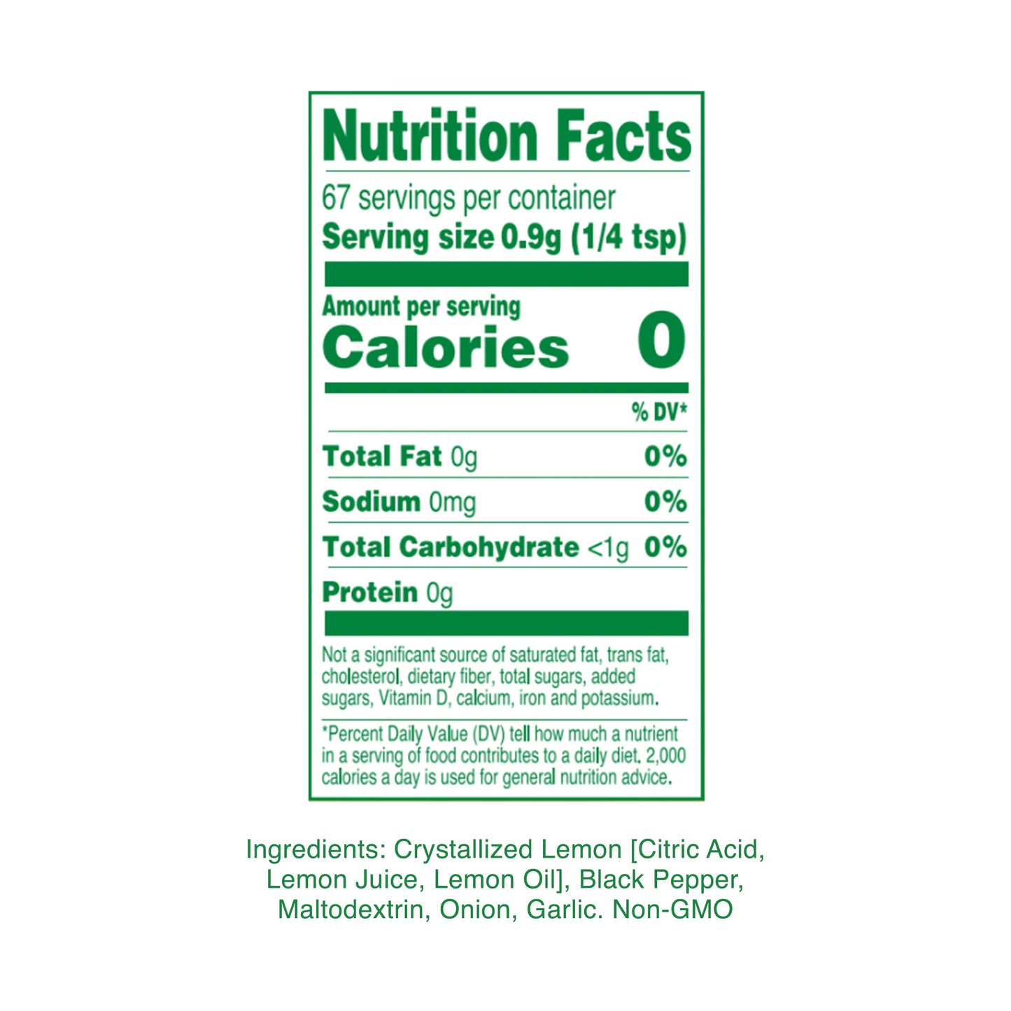 True Lemon Lemon Pepper Spice Blend, 2.12 Oz