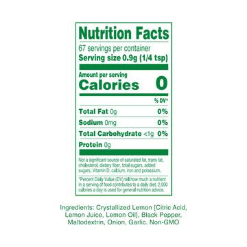 True Lemon Lemon Pepper Spice Blend, 2.12 Oz
