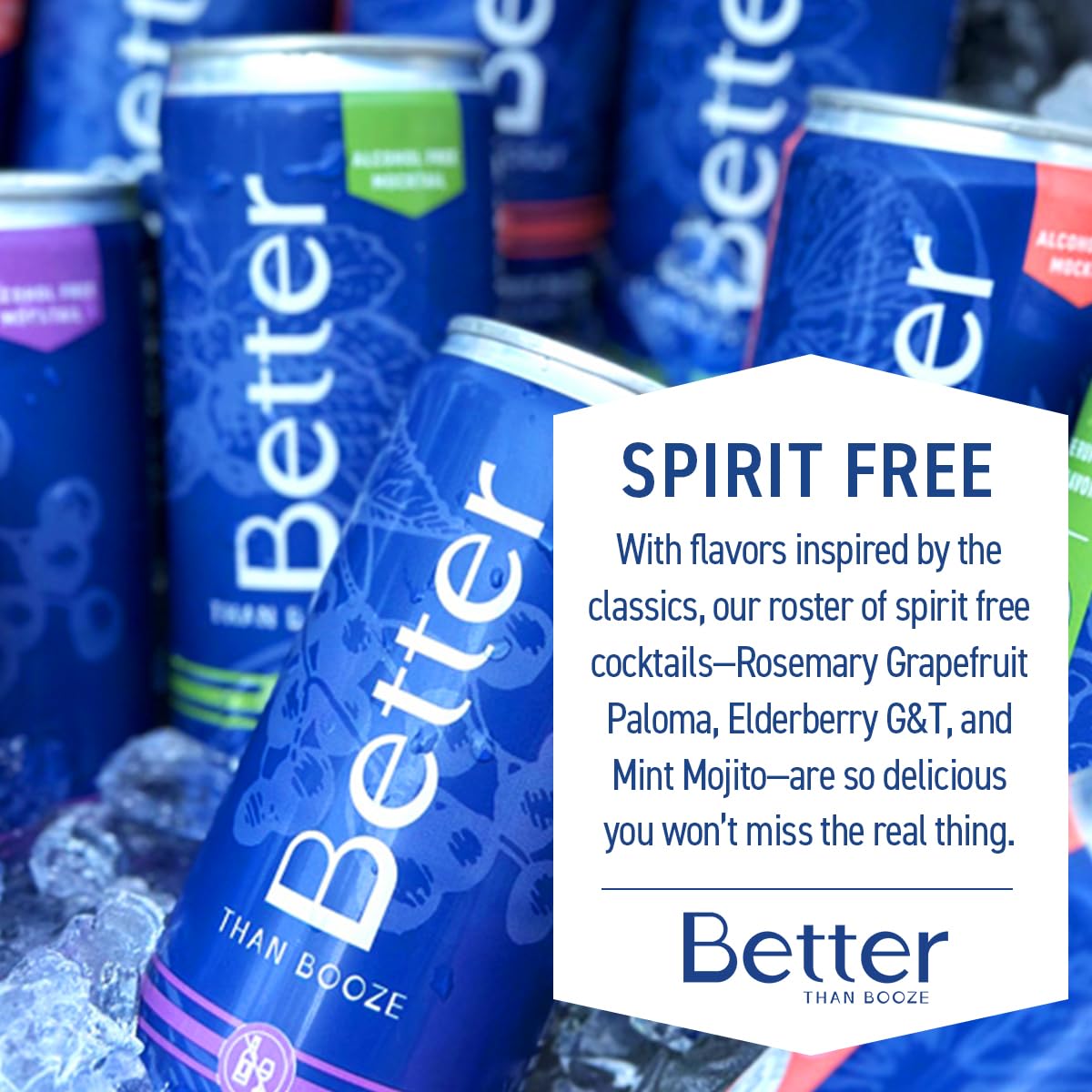 Better Than Booze Non-  ic Mocktails | 12 Pack |    Alternative Beverages | Enjoy Refreshing Drink Moments