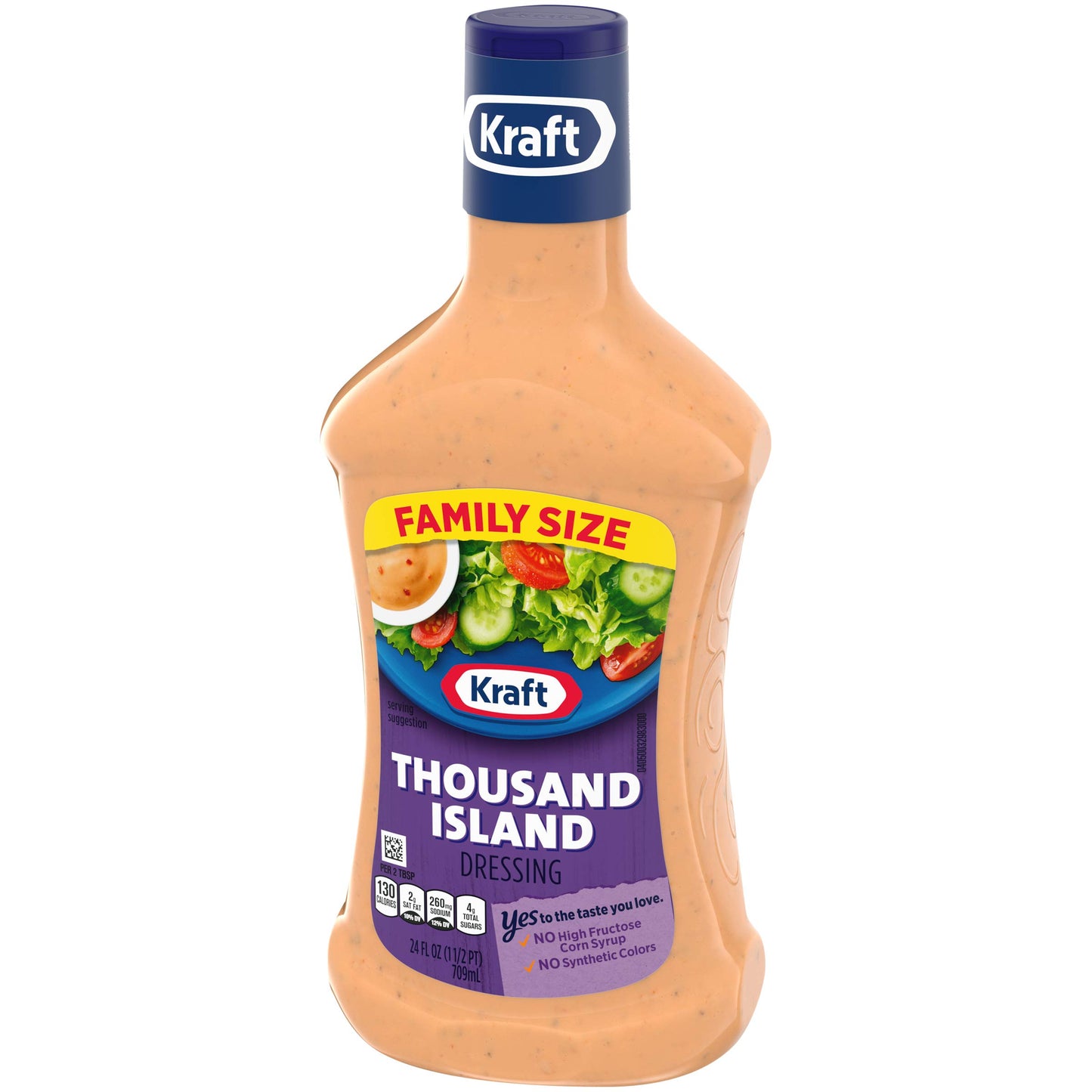 Kraft Thousand Island Dressing & Dip, 24-Ounce Plastic Bottles (Pack Of 3) Y
