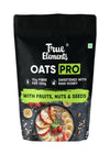 True Elements Whole Oatmeal (Oats Pro) 1kg - With Freeze Dried Fruits, Nuts & Seeds | Overnight Oats | Goodness of Rolled Oats |
