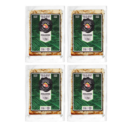 Gardner s Wisconsin Cheese and Sausage, 4 Pack of Oven Baked Cheese, Italiano Flavor (6 Ounces Per Block) - Artisan Cheese Made