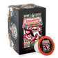 Bones Coffee Company Strawberry Cheesecake Flavored Coffee Pods, Low Acid Medium Roast Single-Serve Bones Cups, Compatible With 1.0 & 2.0 K-Cups Malt-Inspired Coffee Maker, 12 Count