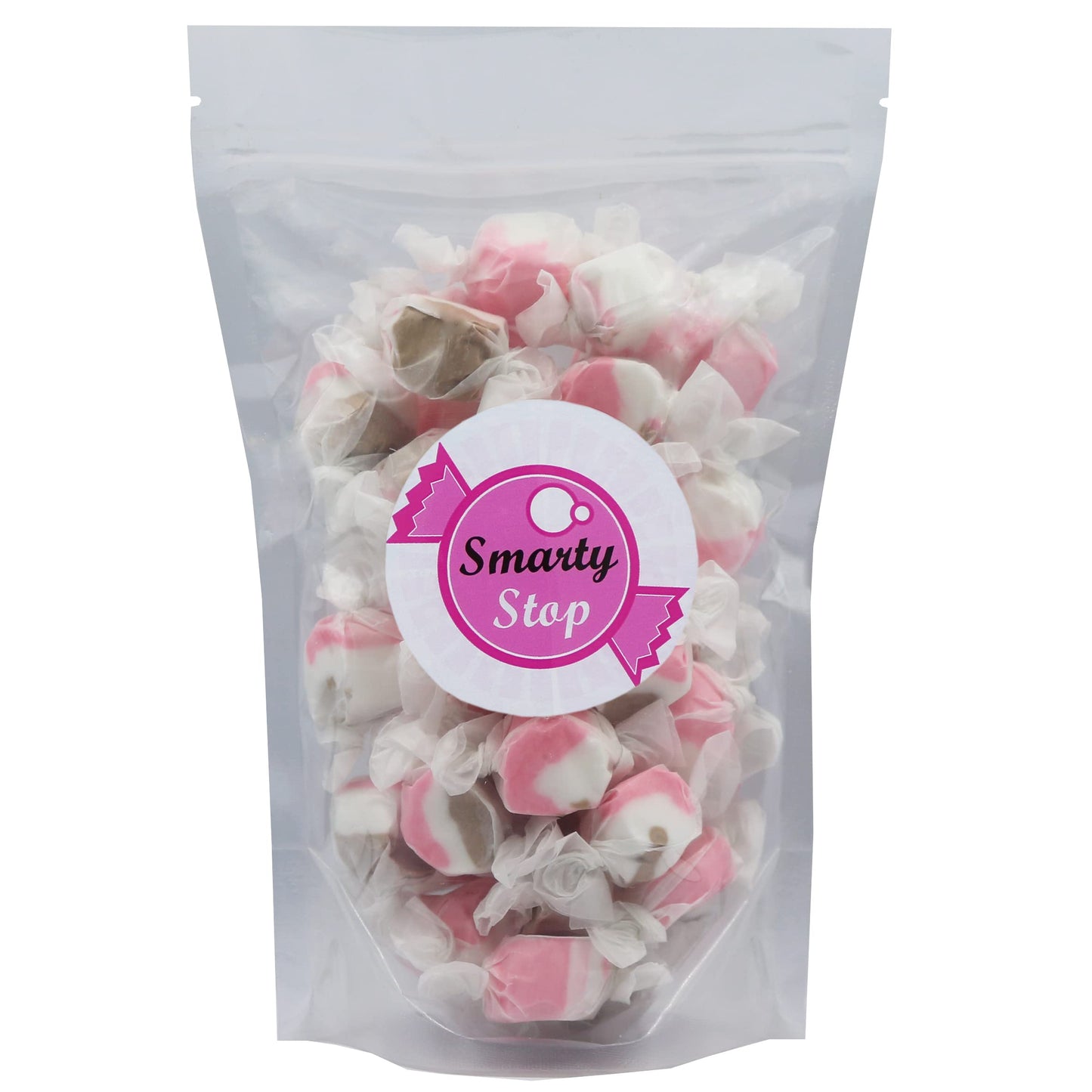 Gourmet Soft And Chewy Salt Water Taffy Candy - Individually Wrapped - Bulk Bag (Neapolitan, 2 Pound (Pack Of 1))