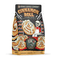 Bones Coffee Company Cinnamon Roll Flavored Coffee, Medium Roast Low Acid Arabica Beans Compatible with Auto drip and French Pre