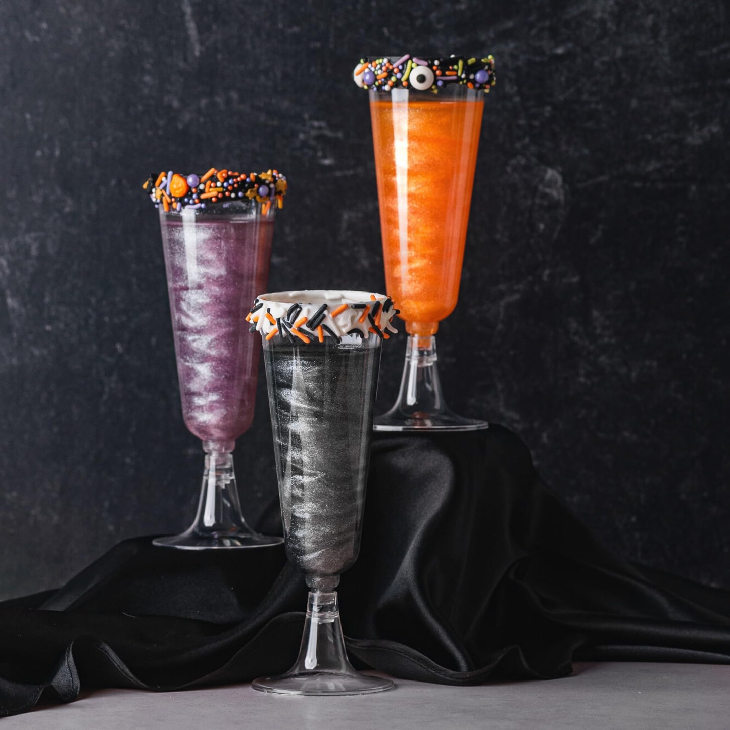 Sweets Indeed, Edible Glitter, Orange, Halloween, Perfect for Drinks, Cocktails, Beverages & Cake Decorating, Dessert Cake Toppe