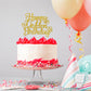 Dill-Dall Happy Golden Birthday Cake Topper, Men Women Golden Birthday Party Decor, 21St 25Th 30Th 40Th 50Th 60Th Birthday Party