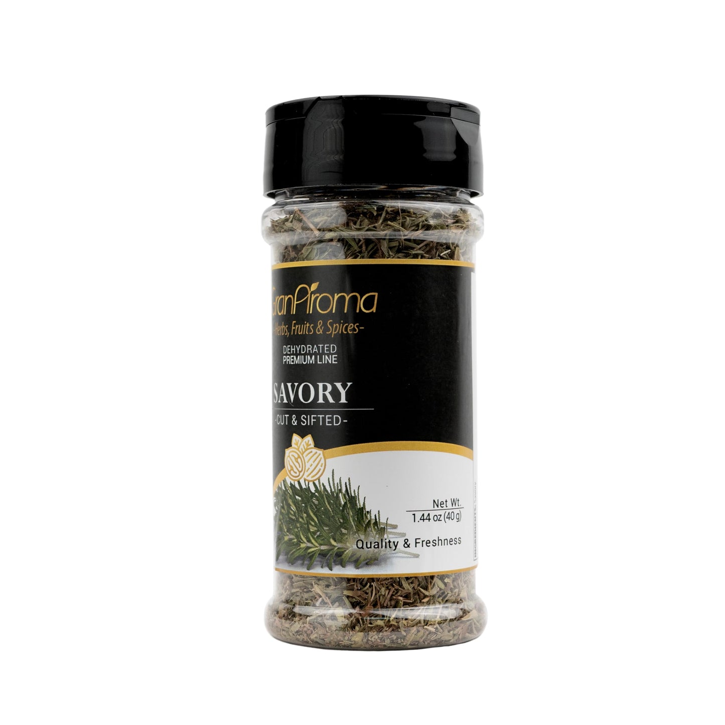 Granaroma Savory Herb, Gourmet Spice For Mediterranean Dishes, Soups, And Salads (1.44 Ounce)