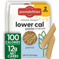 Pastabilities, Lower Calorie Pasta, Penne – 100 Calories Per Serving, Low Net Carbs, Low Calorie, Non-Gmo, High Fiber, Vegan, Plant-Based, Enhanced Nutrients, Delicious Taste & Texture (8 Ounce, 2 Pack)