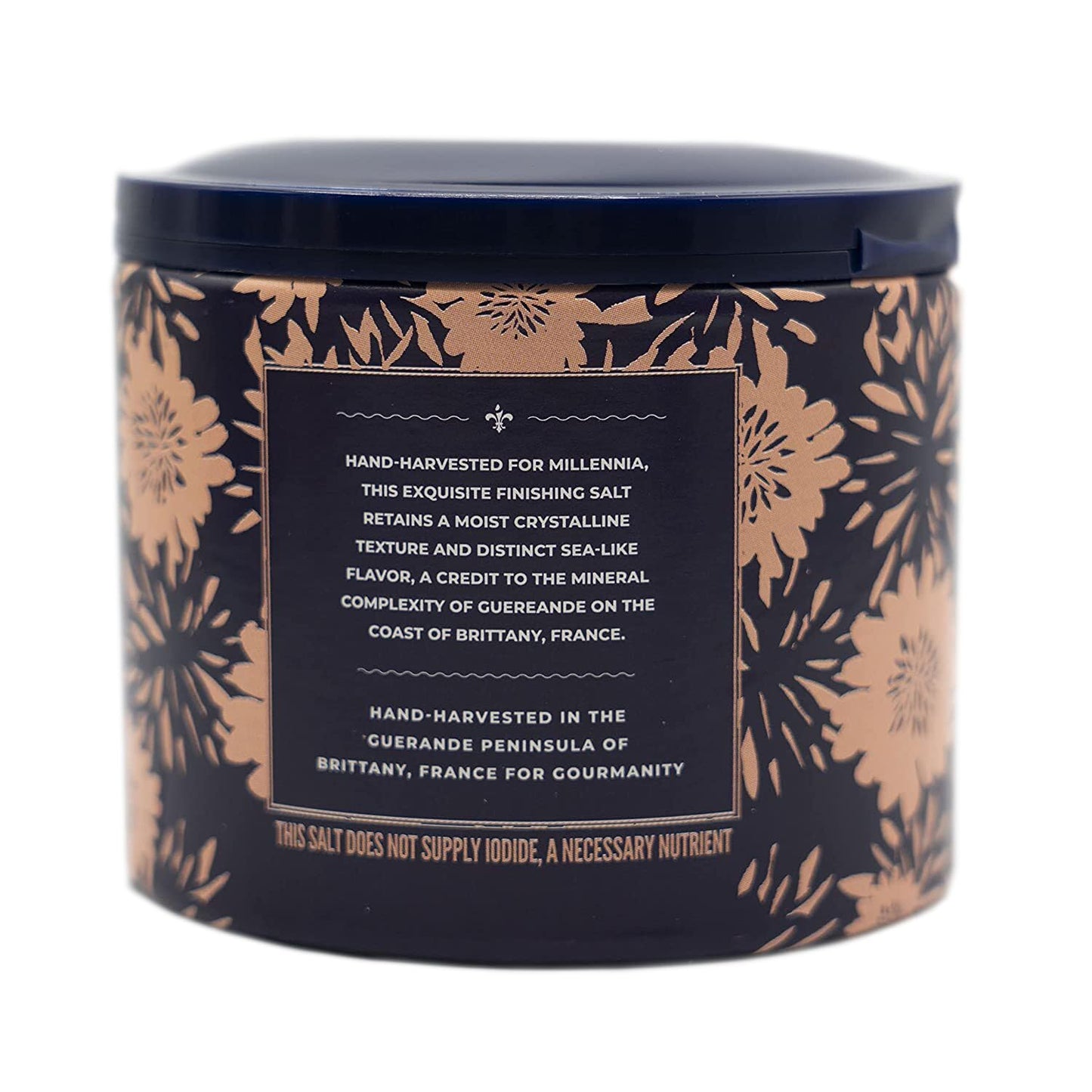 Gourmanity Fleur De Sel De Guerande Premium Finishing Salt, 4.4 oz, Ideal for Gourmet Cooking and Seasoning