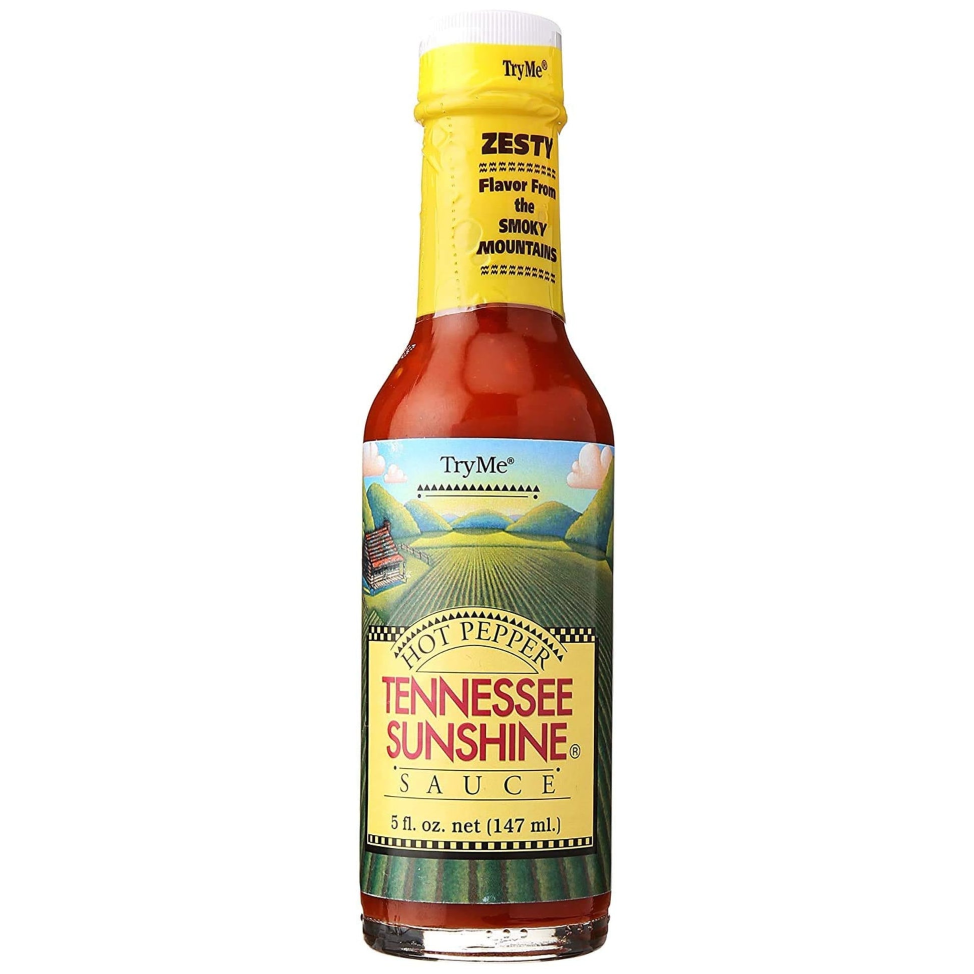 Try Me Tennessee Sunshine Hot Pepper Sauce, 5Oz Bottle (Pack Of 1)