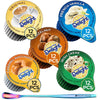 Coffee Creamer Singles Variety Pack - 60-Count Assorted Non Dairy Liquid Coffee Creamers by Int. Delight - 5 Flavors: French Van