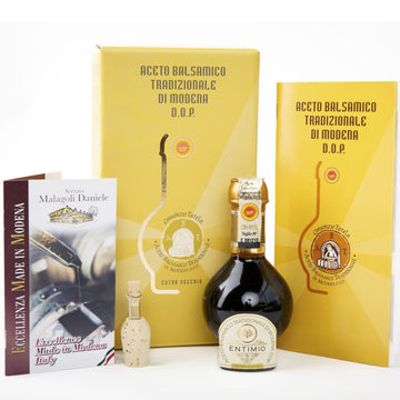 Entimio Extra Vecchio - DOP Aged 25+ Years Traditional Modena Balsamic Vinegar from Modena, Italy - Authentic from Small Family 