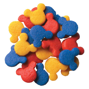 DecoPac Mickey Mouse Quins, Primary Colors, 3 Pounds, Red, Blue, Yellow