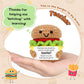 Mini Teacher Appreciation Gift For Teachers Day Handmade Crochet Burger For Thank You End Of Year Teachers Day Thoughtful Teache
