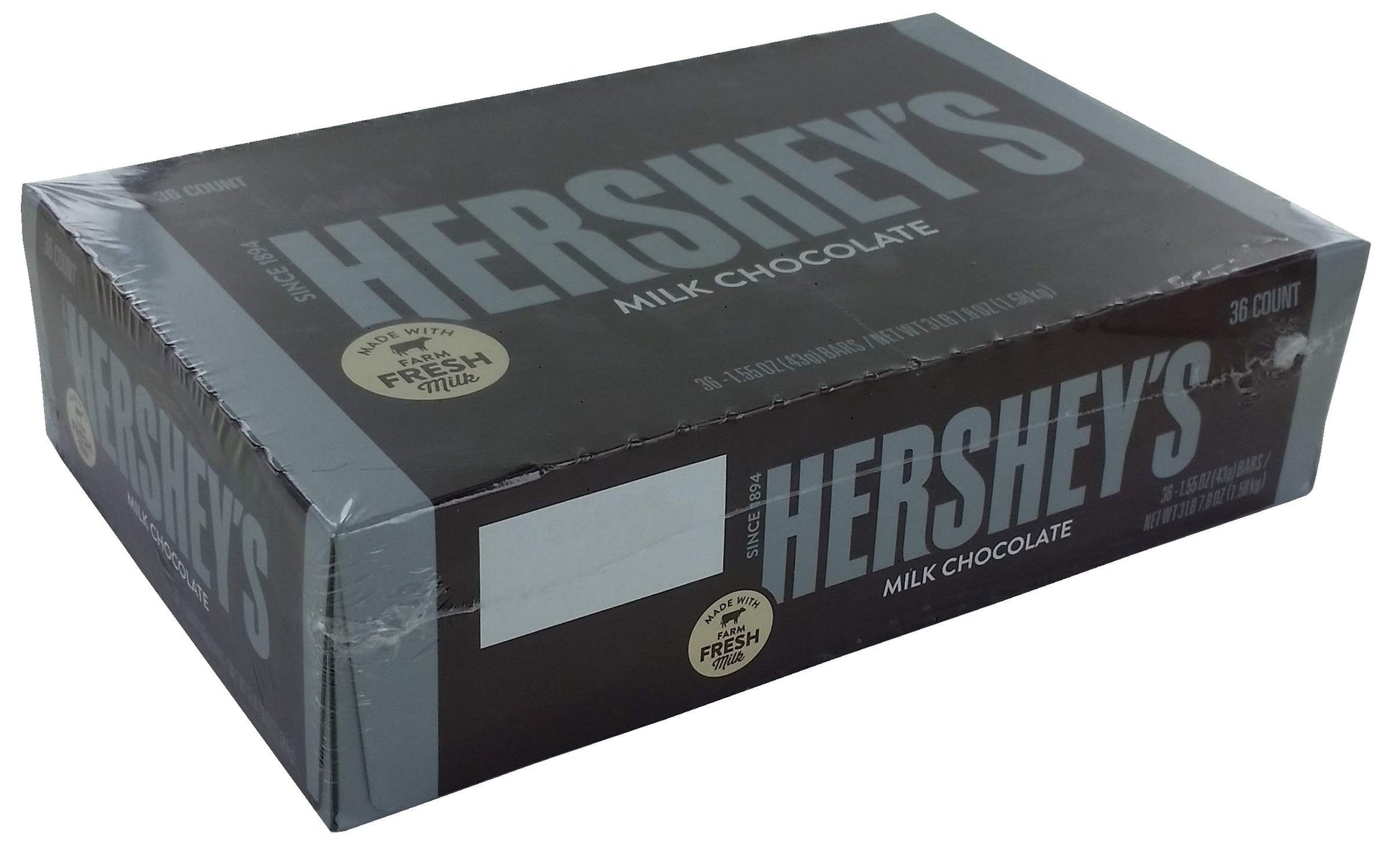 Hershey Milk Chocolate 1.55 Oz, 36/Box