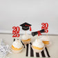 24 Pack 2025 Graduation Cupcake Toppers Class Of 2025 Graduate Cupcake Picks For 2025 Graduation Theme Birthday Party Supplies D
