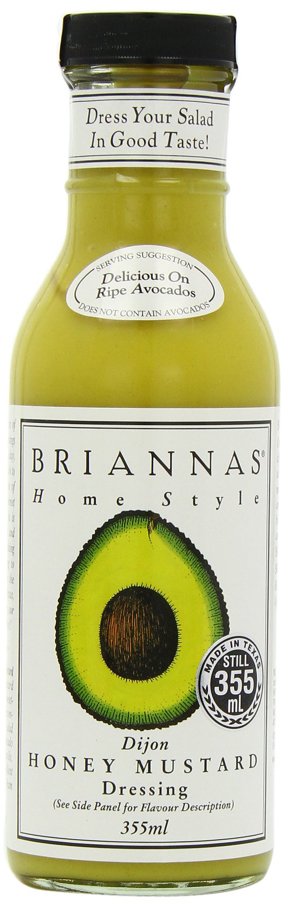 Brianna'S Honey Mustard Dijon Dressing, 12-Ounce Bottles (Pack Of 6)