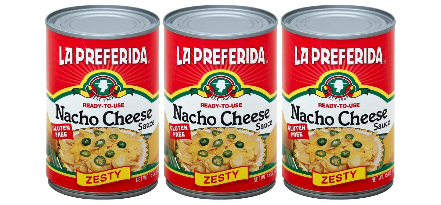 La Preferida Nacho Cheese Sauce, 15 Ounce (Pack of 3)