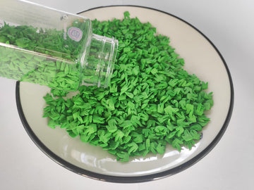 Clonynix 3.4 oz Green Grass Edible Sprinkles - Football Field Cake Decoration for St. Patrick's Day Cupcakes and Cookies