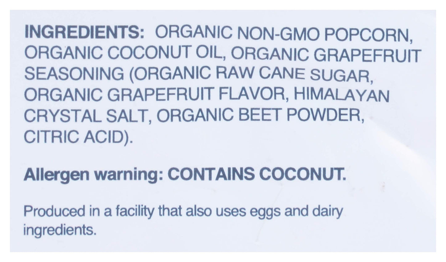 Lesserevil Organic Pink Grapefruit Popcorn, 5 Oz