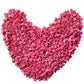 Eastron Edible Valentine Rose Red Heart Shapes Sprinkles For Cakes Decorating 8Mm Heart Cupcakes Toppers For Birthday, Ice Cream
