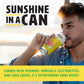ShineWater Electrolyte Drink - Sugar-Free Tropical Lemonade - 16 Fl Oz (Pack of 12) - Plant-Based, Low Calorie, with Vitamins and Minerals