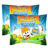 Dandies Jumbo Campers, Vegan Marshmallows, No Artificial Flavorings, Food Dyes, Corn Syrup, or Gelatin, Perfect for Smores and C