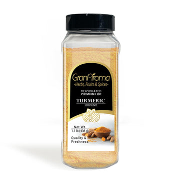 GranAroma Turmeric Powder, 1.1 lb, Earthy Flavor, Versatile Spice, Curries & Soups