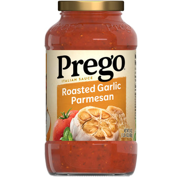 Prego Pasta Sauce, Italian Tomato Sauce With Roasted Garlic & Parmesan Cheese, 24 Oz Jar