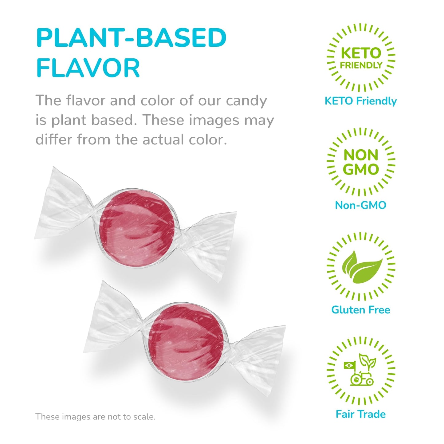 Stevita Hard Candy, Sublime Strawberry - 25 Individually Wrapped Pieces - Sugar & Aspartame Free - Naturally Flavored & Sweetene