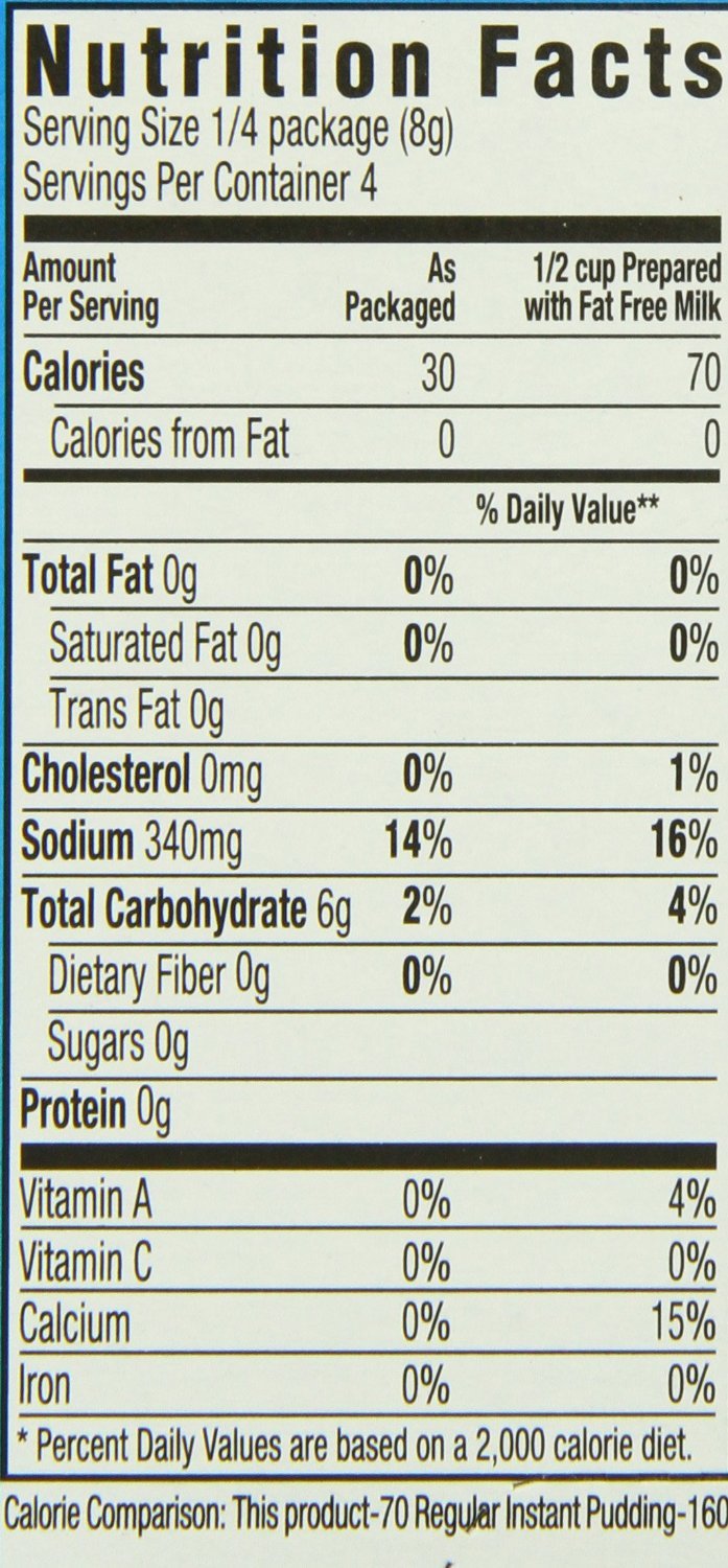 Jell-O Sugar-Free Pistachio Instant Pudding Mix (1 Ounce (Pack of 12))
