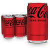 Coke Zero Mini-Can 7.5 fl oz, 6 Pack - Refreshing Zero Sugar Beverage, Compact Size