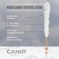 Candy Envy - Mermaid Rock Candy Sugar Sticks - 18 Indiv. Wrapped - Pink, Light Blue, Lavender