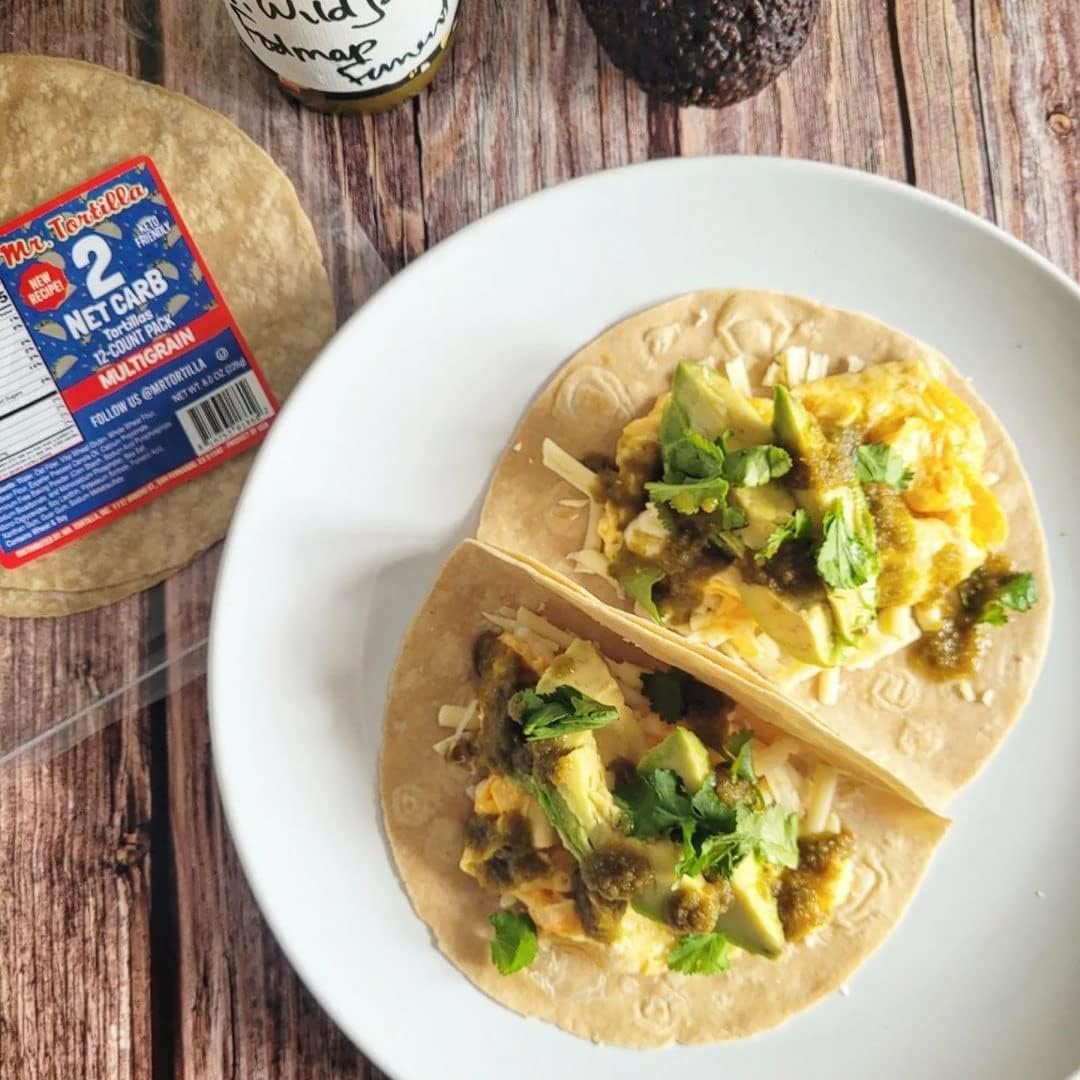 Mr. Tortilla-Low Carb Tortillas 2 Net Carb Keto Soft Taco Shells For Wraps, Quesadillas&Tostadas-Healthy Vegan Tortilla Wraps No