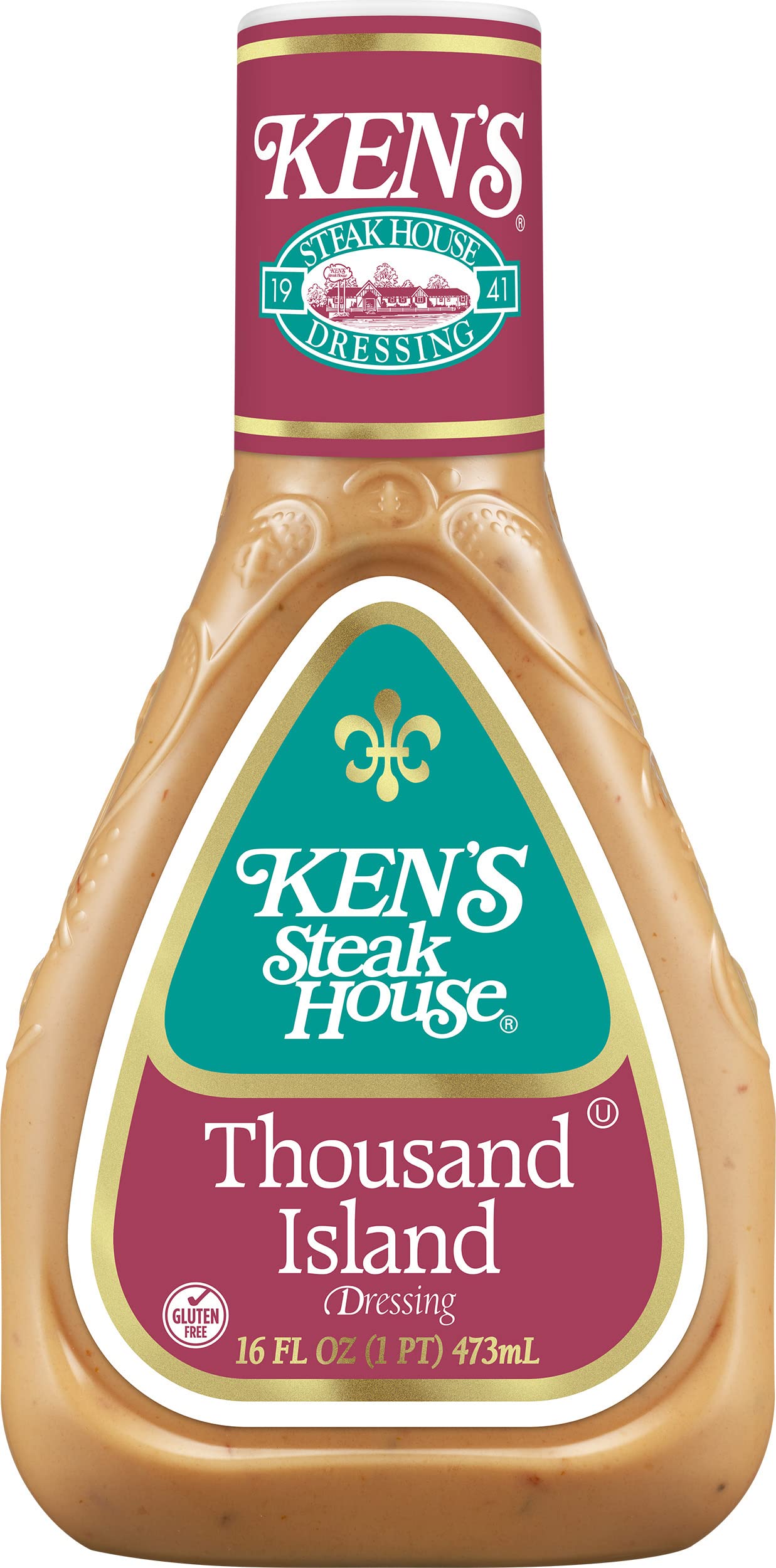 Ken'S Steak House Thousand Island Dressing (Thousand Island, 16 Fl Oz (Pack Of 4))