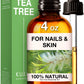 Kukka Australian Tea Tree Oil For Skin, Face & Toenails - 100% Natural Melaleuca Tea Tree Essential Oil For Piercings, Scalp & H